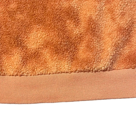 G Giuliana LounGy Clay Color Cozy Textured Sherpa Fleece Sweatshirt - Sz M - Picture 5 of 13